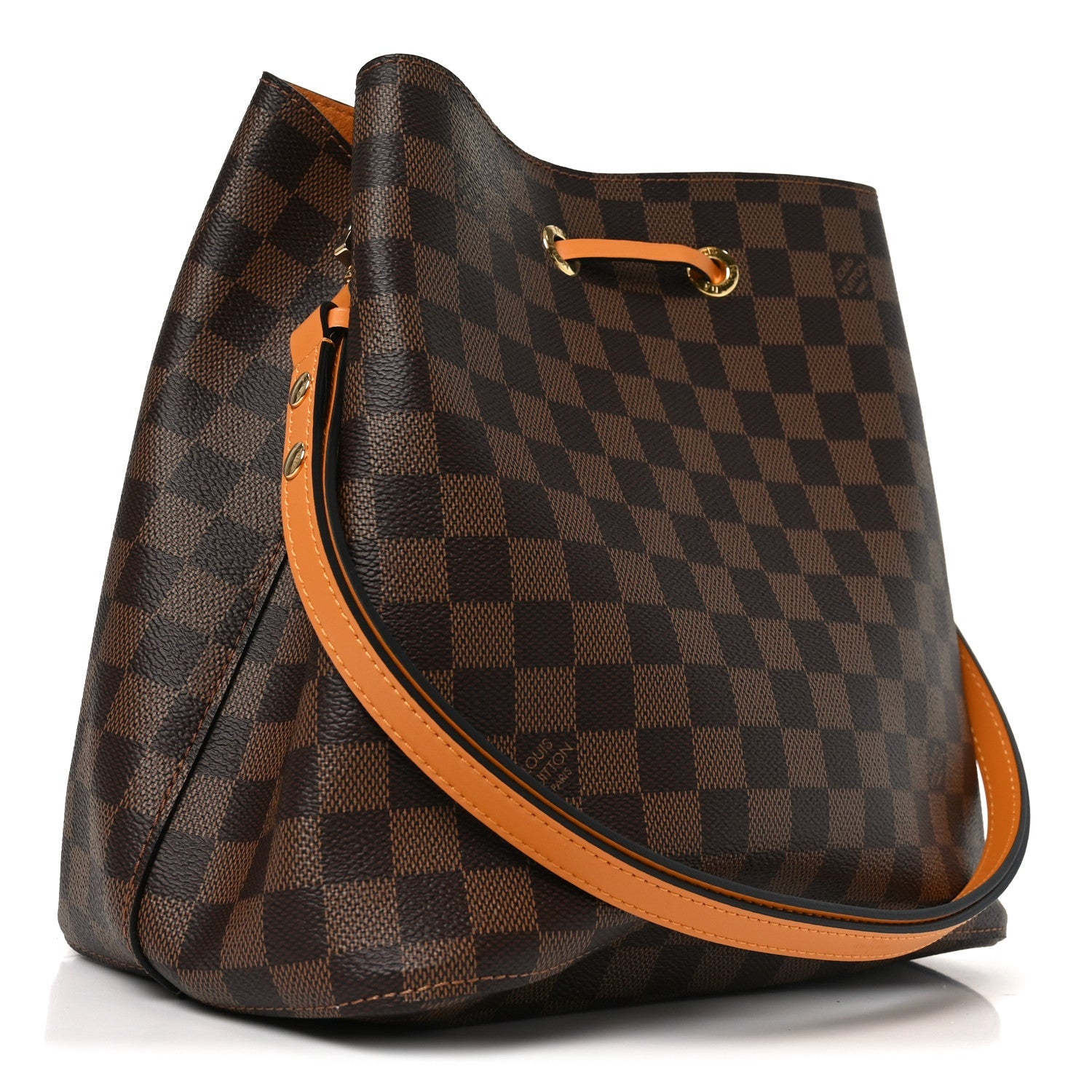 Damier Ebene Neonoe MM Safran £¨ Direct shipment via from wholesalehk.shop