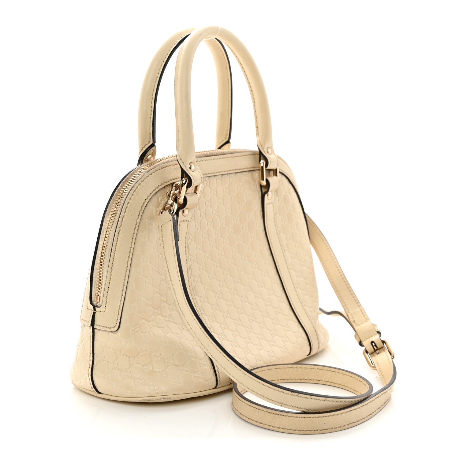 Soft Microguccissima Mini Dome Bag Ivoire £¨ Direct shipment via from wholesalehk.shop