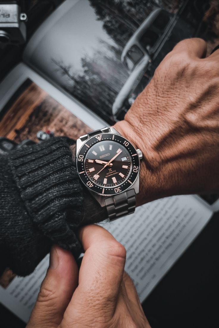 Seiko Prospex 1965 Diver's Modern Re-Interpretation Automatic Brown Dial Black Rubber Strap Watch For Men - SPB147J1 wholesalehk.shop