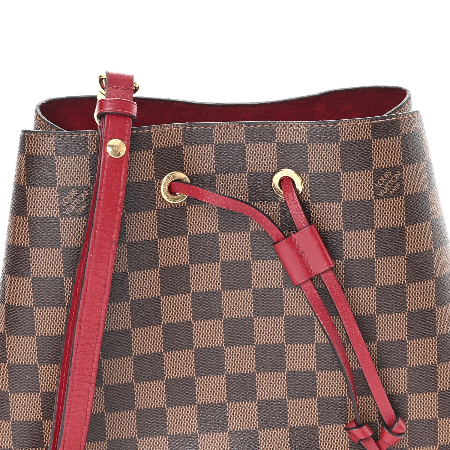 Damier Ebene Neonoe MM Cherry Berry £¨ Direct shipment via from wholesalehk.shop