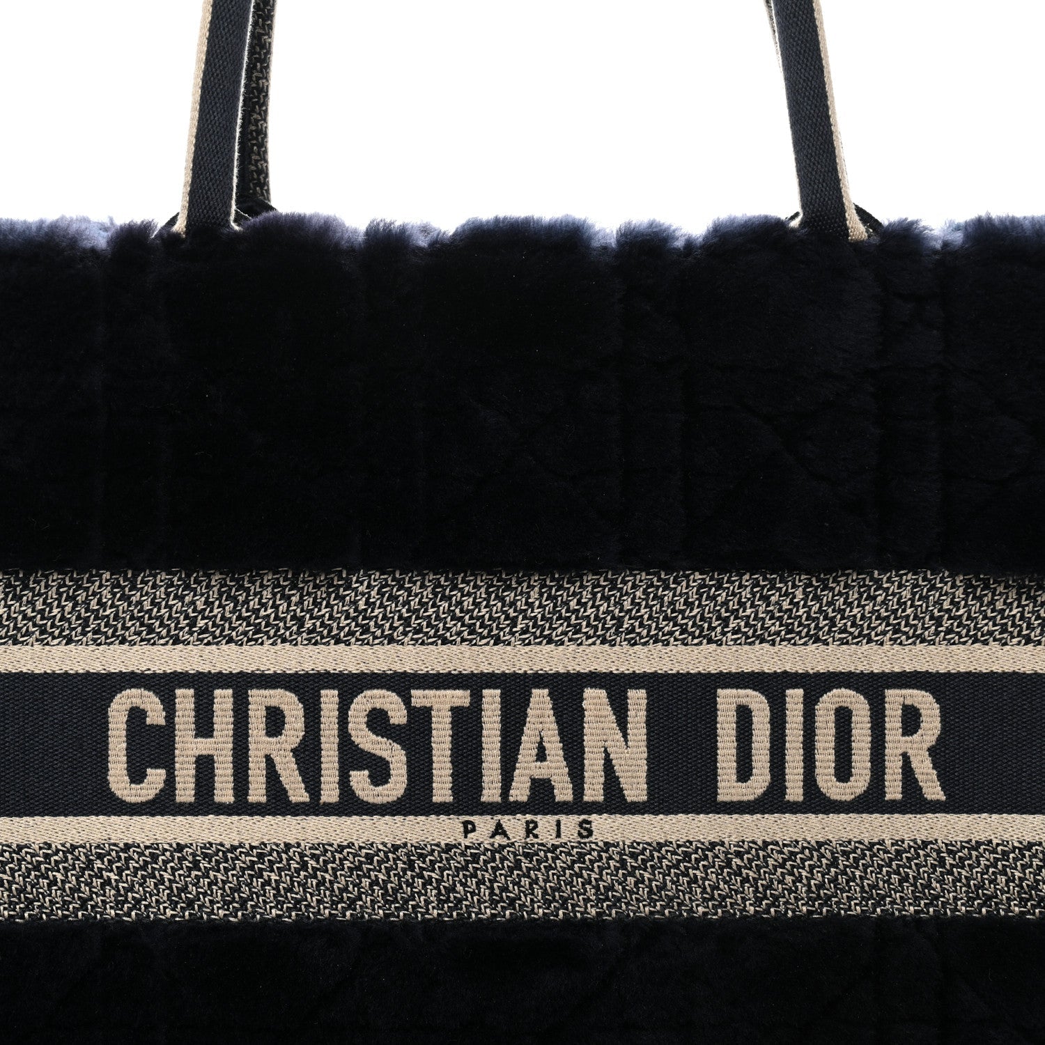 Shearling Cannage Medium Book Tote Deep Blue Natural £¨ Direct shipment via from wholesalehk.shop