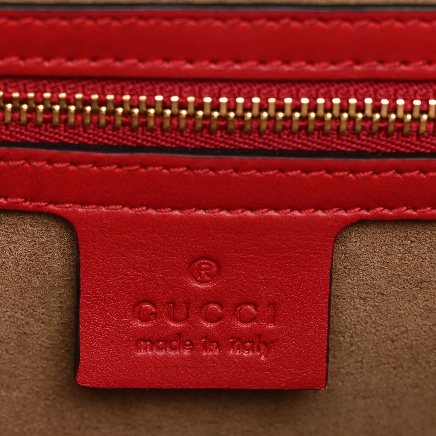 GG Supreme Monogram Calfskin Small Padlock Top Handle Bag Beige Hibiscus Red New Rosette £¨ Direct shipment via from wholesalehk.shop