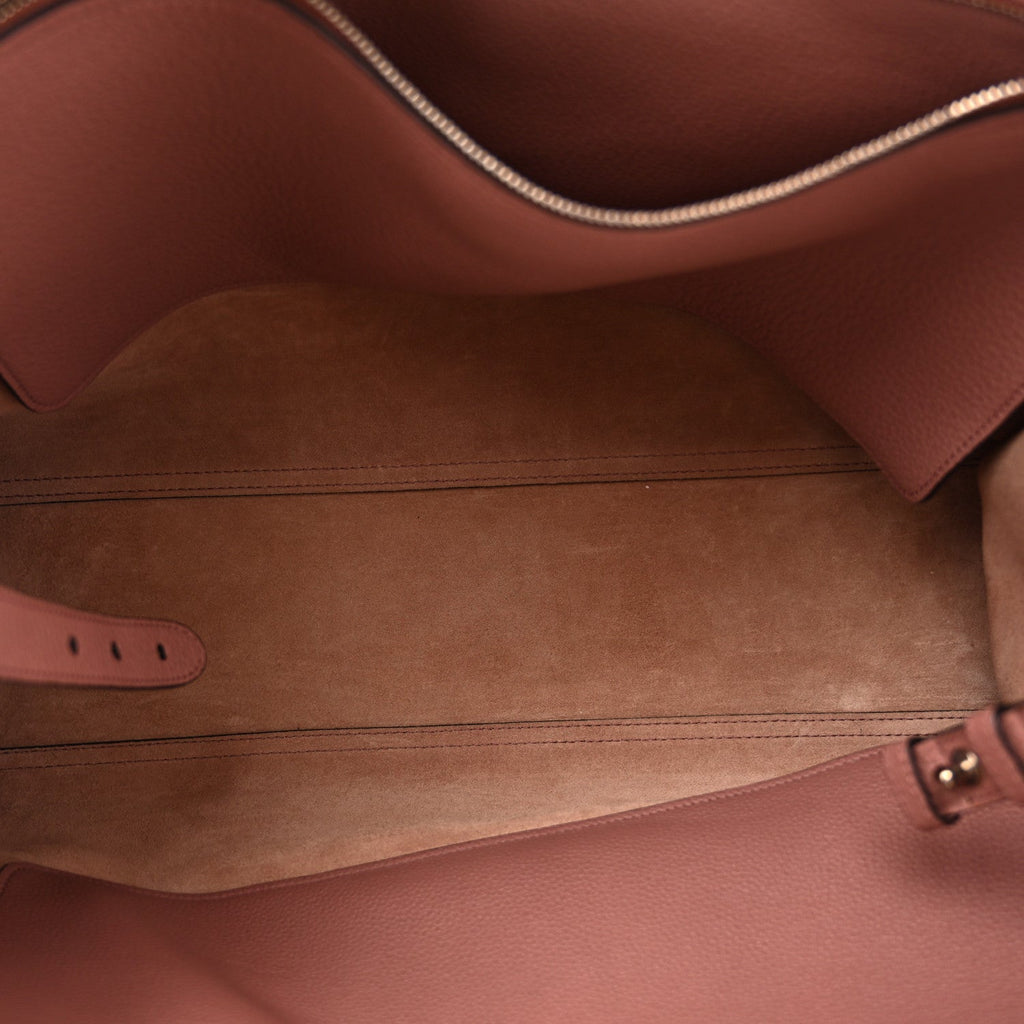 Soft Calfskin Medium Jackie Top Handle Bag Antique Rose £¨ Direct shipment via from wholesalehk.shop
