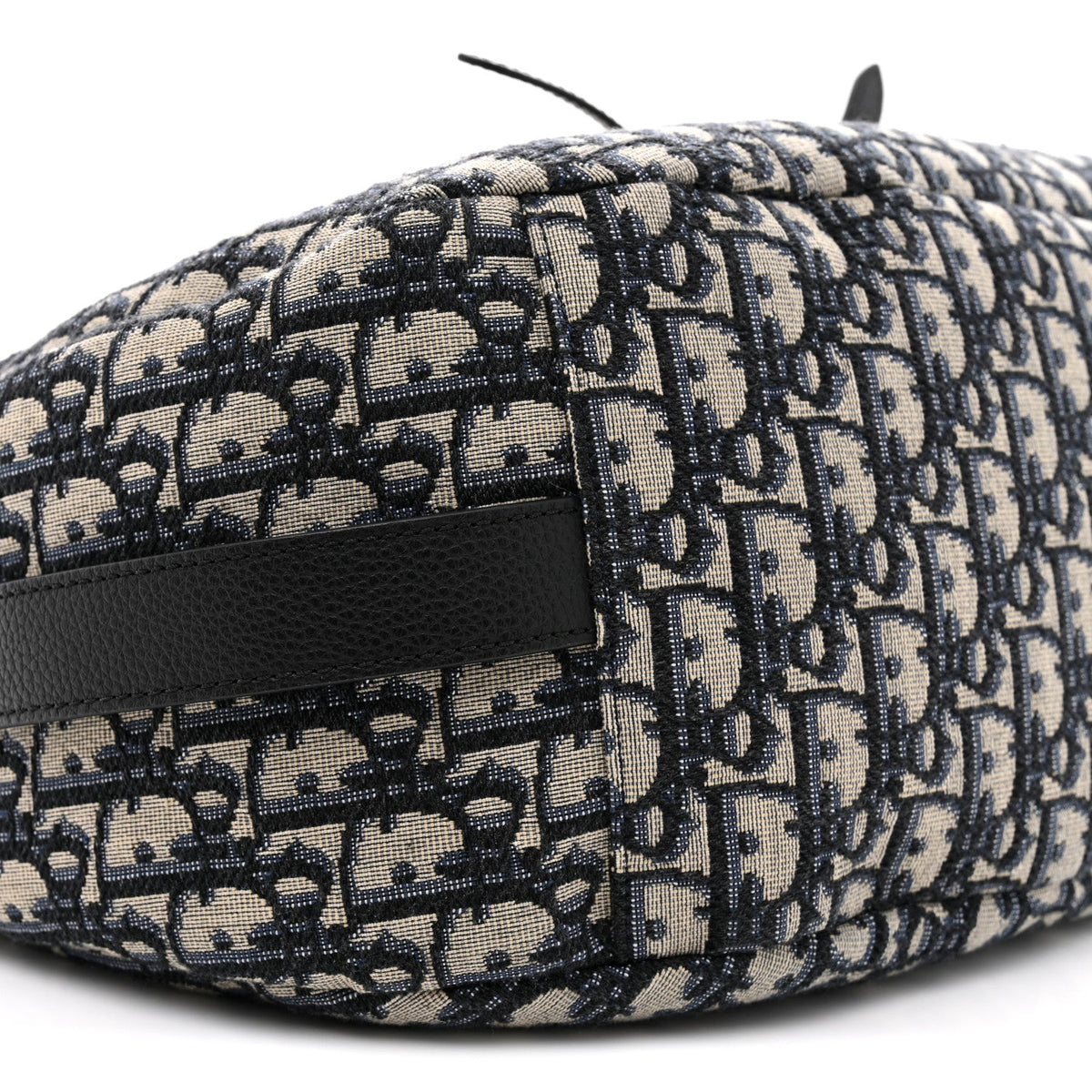 Oblique Soft Saddle Bag Beige Blue wholesalehk.shop