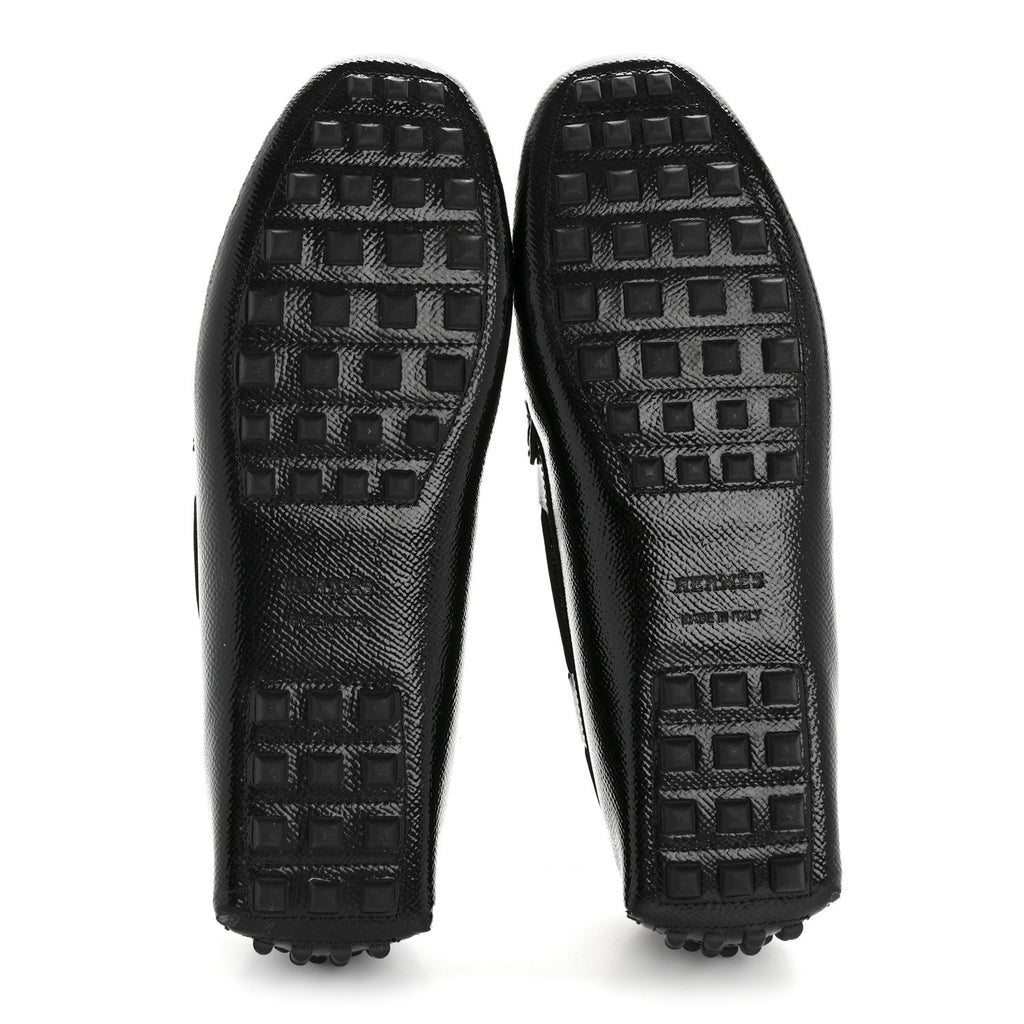 Patent Epsom Womens Irving Driving Moccasin Loafers 37 Black wholesalehk.shop