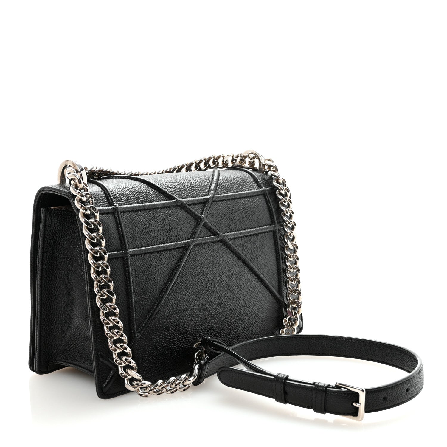 Grained Calfskin Medium Diorama Flap Bag Black ¡§ Direct shipment via from wholesalehk.shop