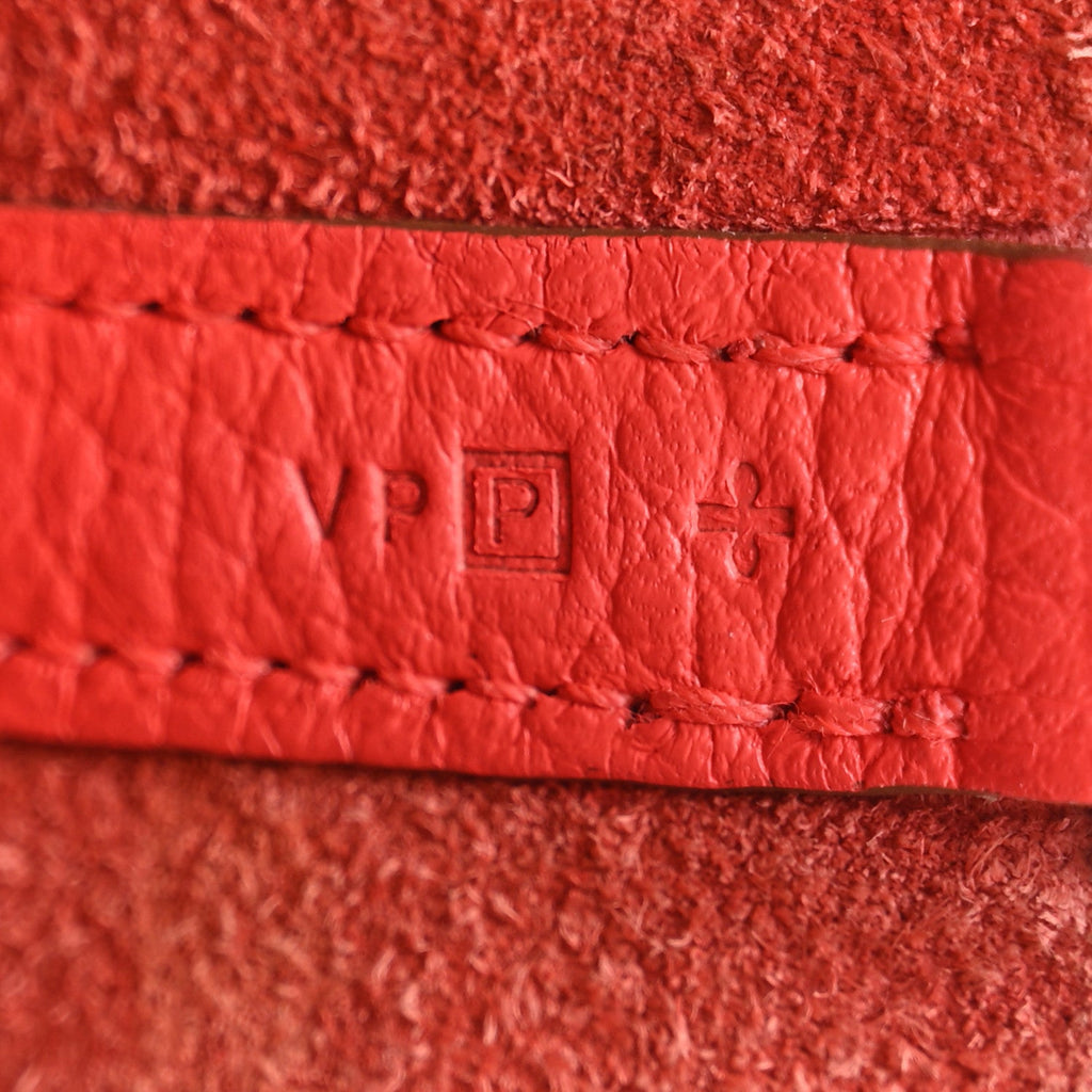 Taurillon Clemence Picotin Lock 18 PM Rouge Pivoine £¨ Direct shipment via from wholesalehk.shop