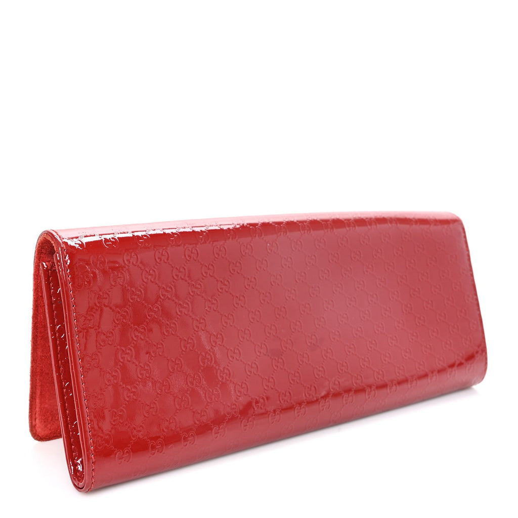 Patent Microguccissima Small Broadway Clutch Red £¨ Direct shipment via from wholesalehk.shop