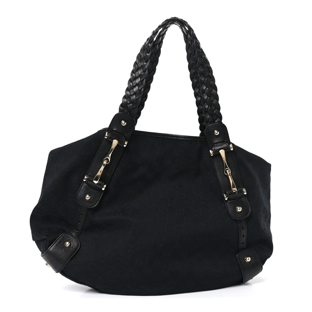 Guccissima Medium Pelham Shoulder Bag Black £¨ Direct shipment via from wholesalehk.shop