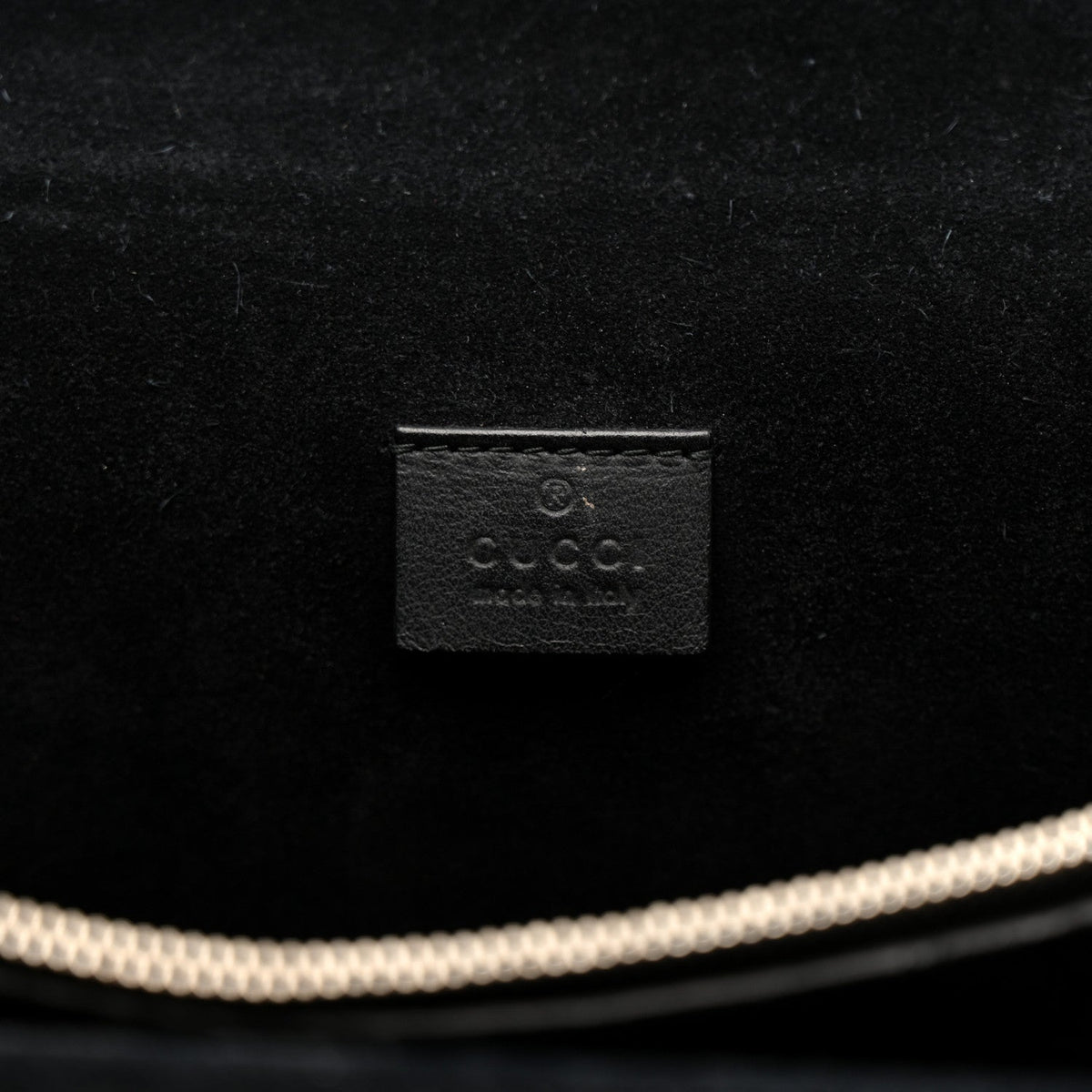 GG Supreme Monogram Medium Dionysus Shoulder Bag Black wholesalehk.shop