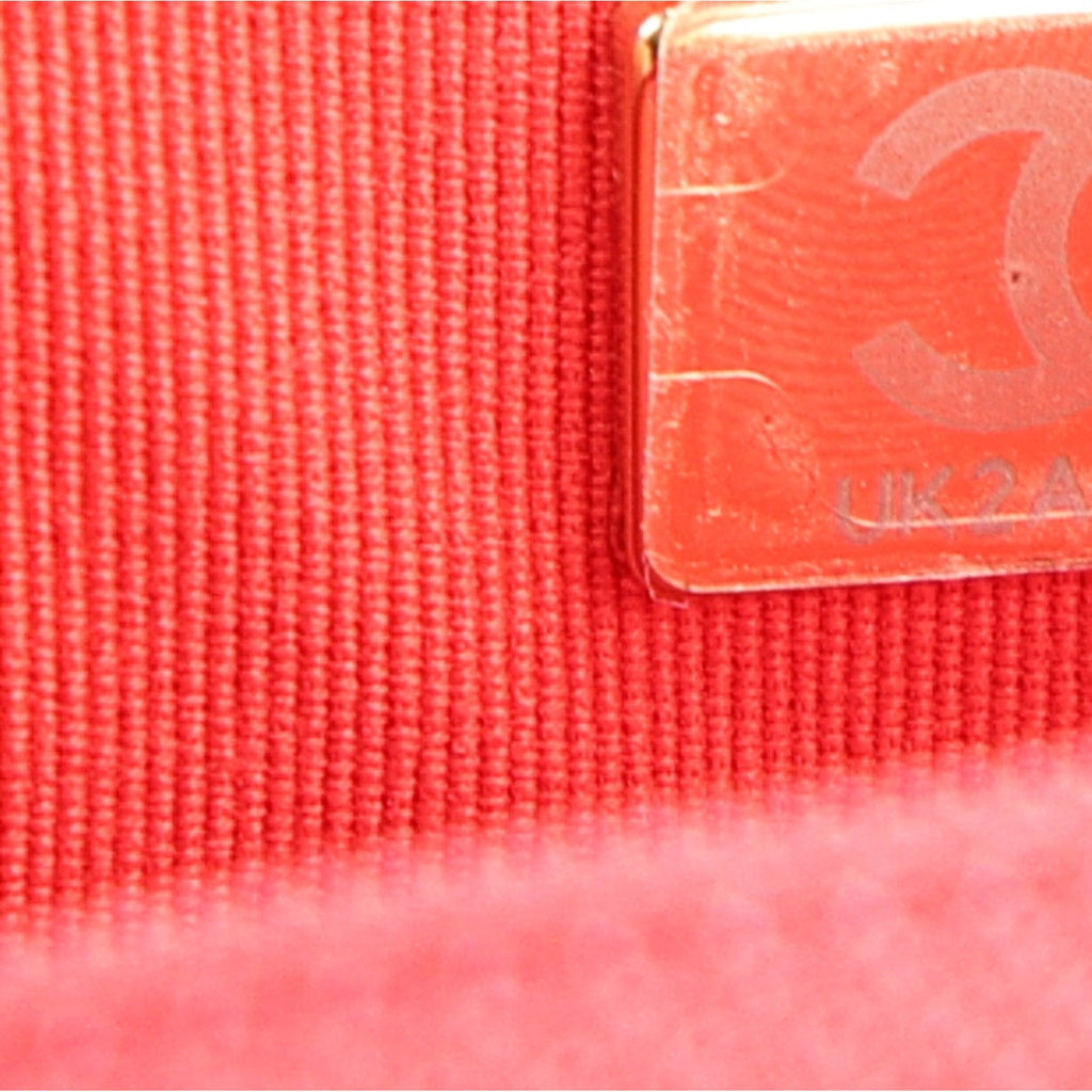 Tweed Quilted Chanel 19 Wallet On Chain WOC Red White wholesalehk.shop
