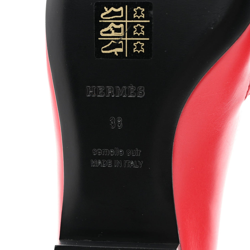 Lizard Calfskin Brillante Kelly Ballet Flat  38 Rouge Vif wholesalehk.shop