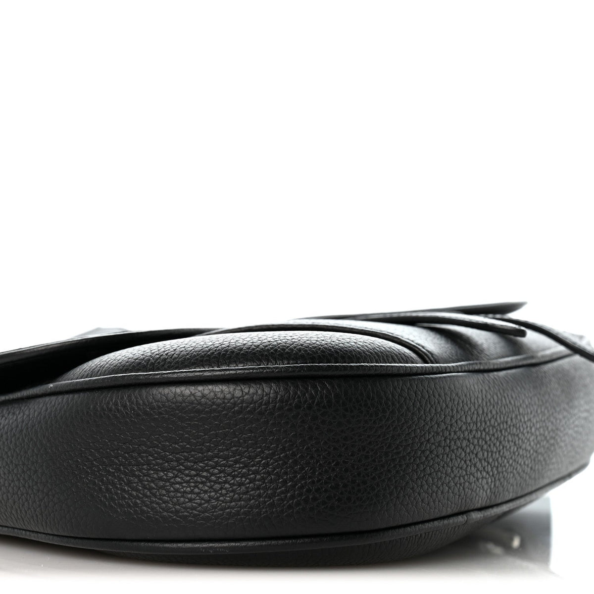 Grained Calfskin Kim Jones Saddle Bag Black wholesalehk.shop