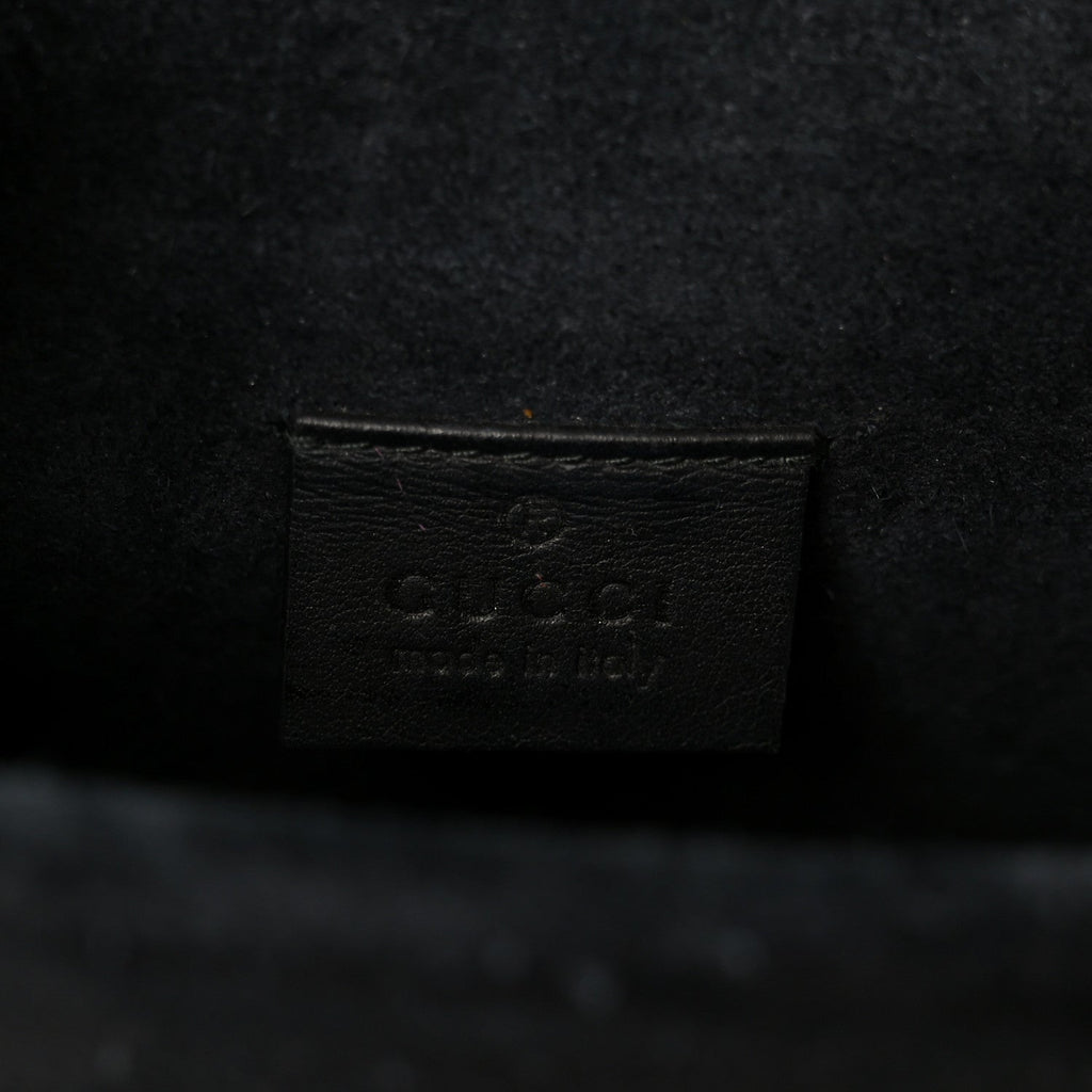 GG Supreme Monogram Mini Dionysus Shoulder Bag Black wholesalehk.shop
