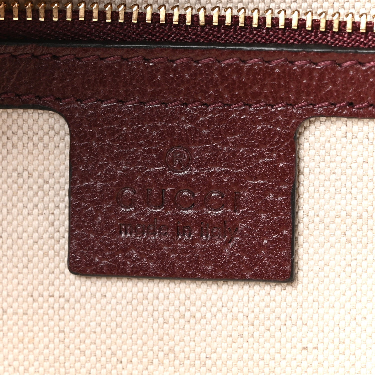 Monogram Textured Dollar Calfskin Web Medium Ophidia Shopping Tote Sahara Rubino Chardonnay wholesalehk.shop
