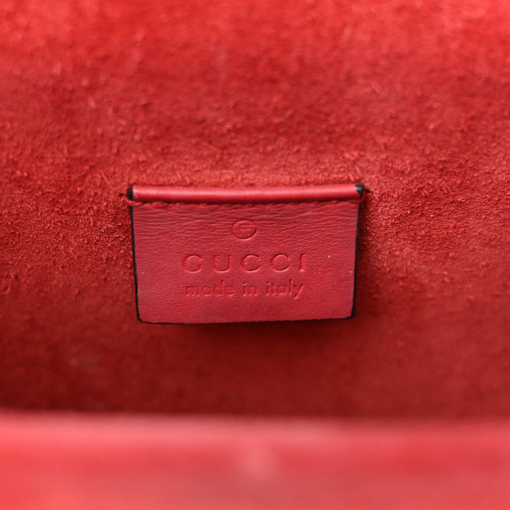 GG Supreme Monogram Mini Dionysus Shoulder Bag Red wholesalehk.shop