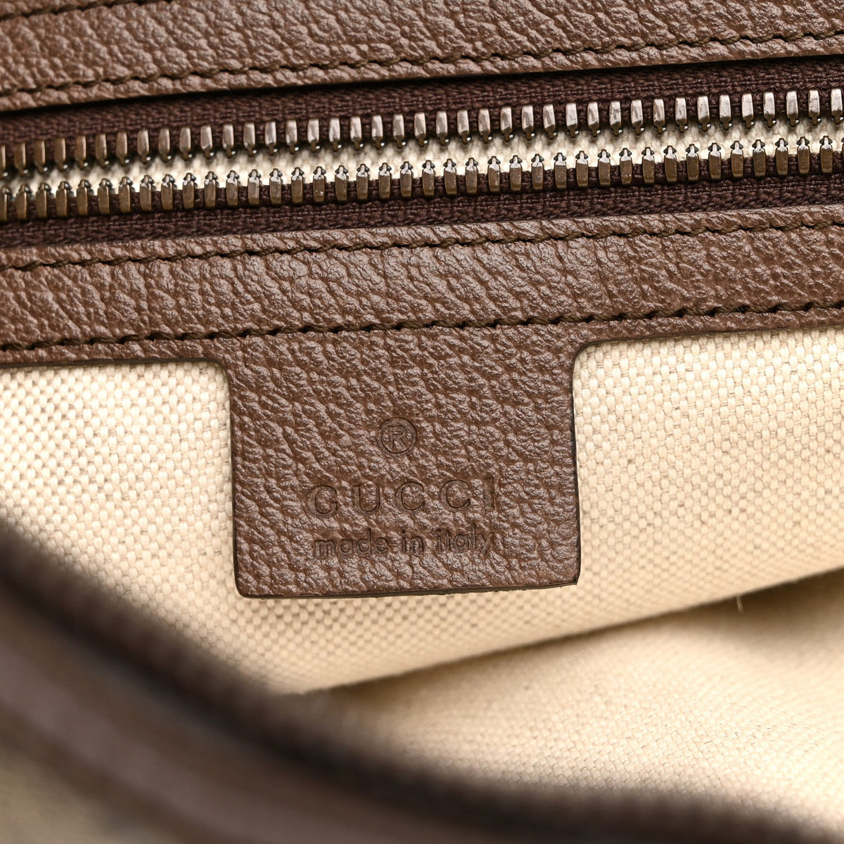GG Supreme Monogram Web Small Ophidia Half Moon Hobo Brown wholesalehk.shop