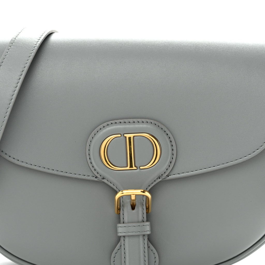 Box Calfskin Medium Bobby Flap Gray wholesalehk.shop