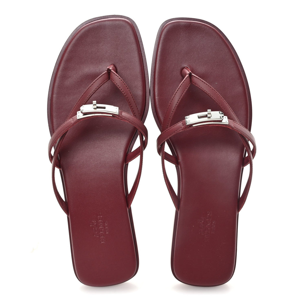 Calfskin Miss Sandals 39 Rouge H wholesalehk.shop