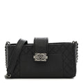 Calfskin Boy Reverso Mini Pochette Black wholesalehk.shop
