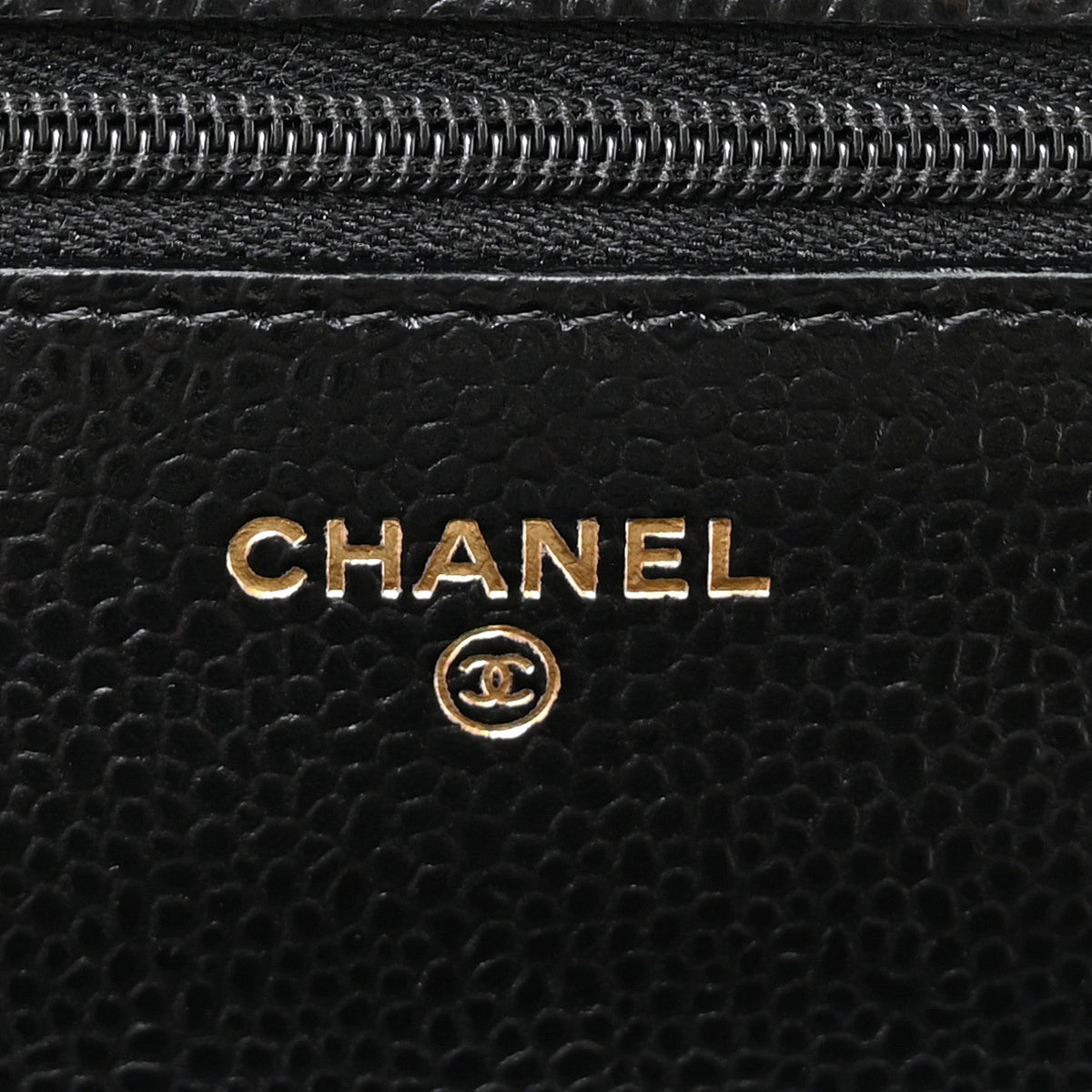 Caviar Quilted CC Turnlock Wallet On Chain WOC Black wholesalehk.shop