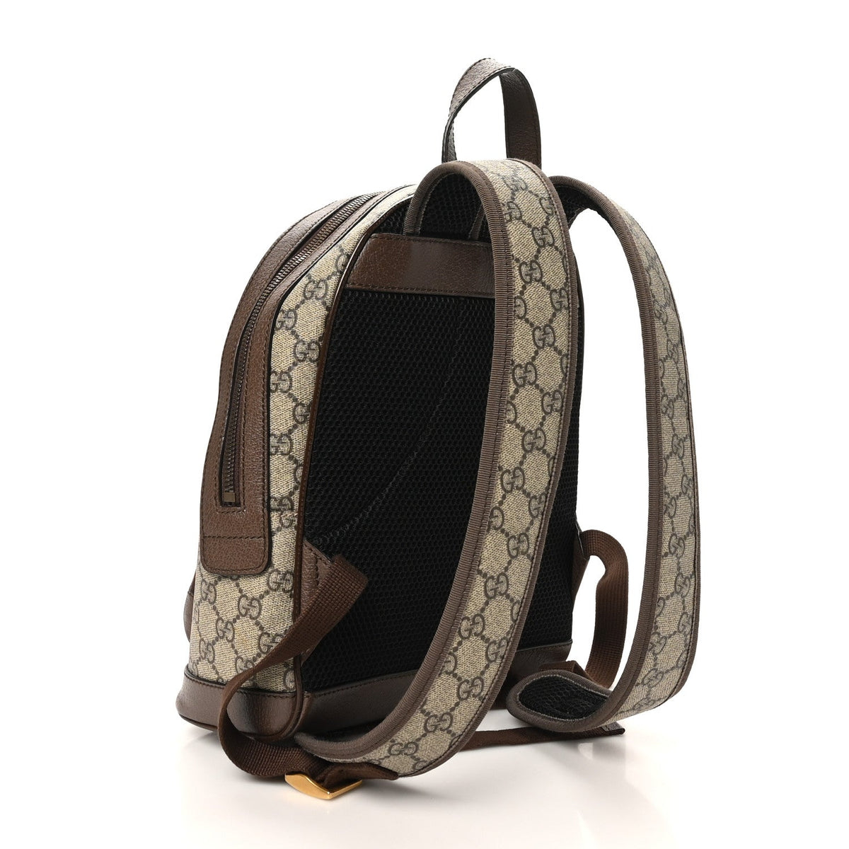 GG Supreme Monogram Calfskin Web Small Ophidia Day Backpack Beige Ebony New Acero wholesalehk.shop