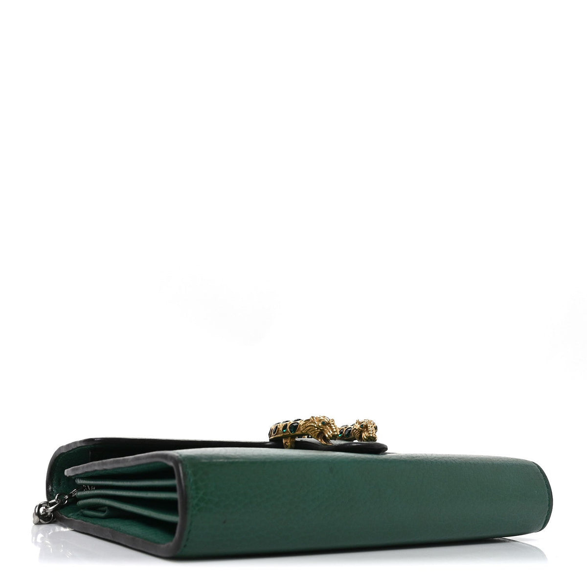 Calfskin Mini Dionysus Chain Wallet Emerald wholesalehk.shop