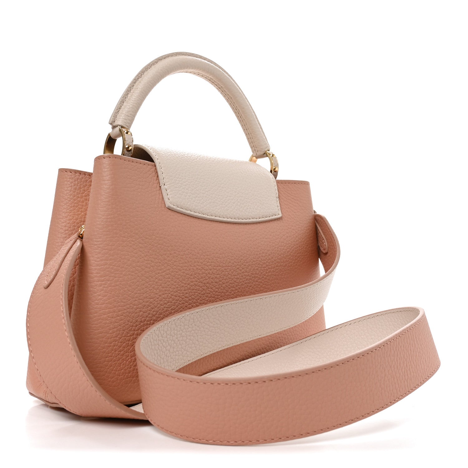 Taurillon Capucines BB Rose Trianon Creme £¨ Direct shipment via from wholesalehk.shop