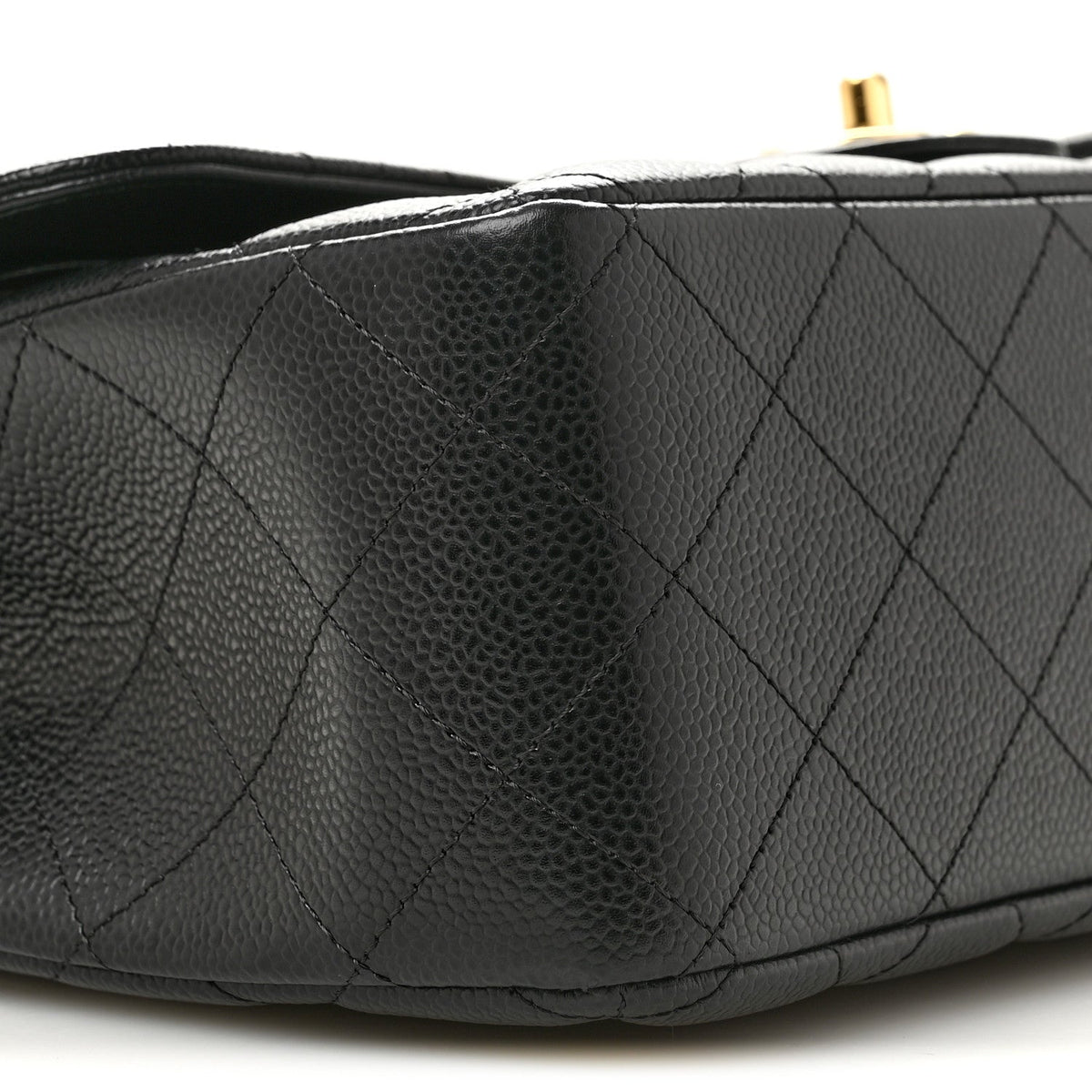Caviar Quilted Jumbo Double Flap Black wholesalehk.shop