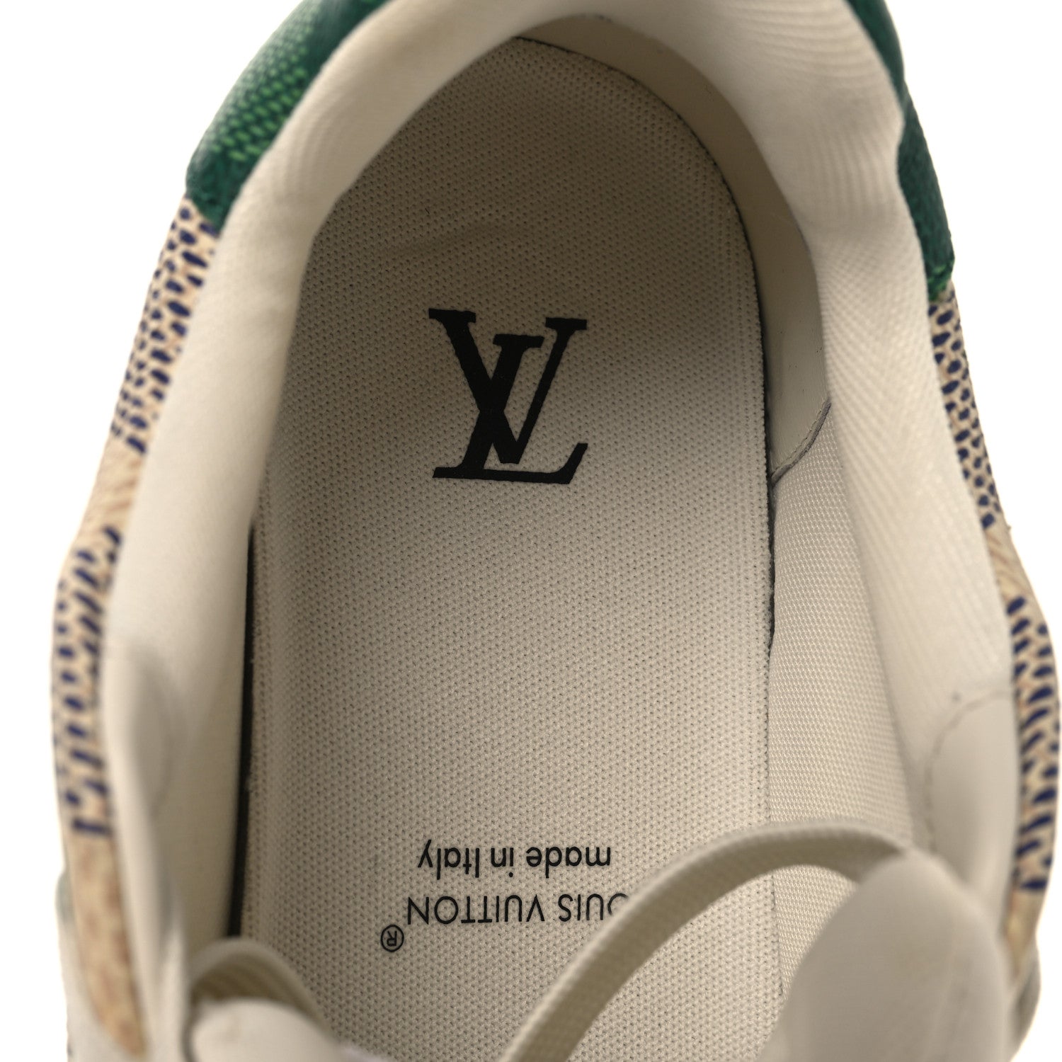 Damier Grained Calfskin Monogram Mens LV Trainer Sneakers 4 Green £¨ Direct shipment via from wholesalehk.shop