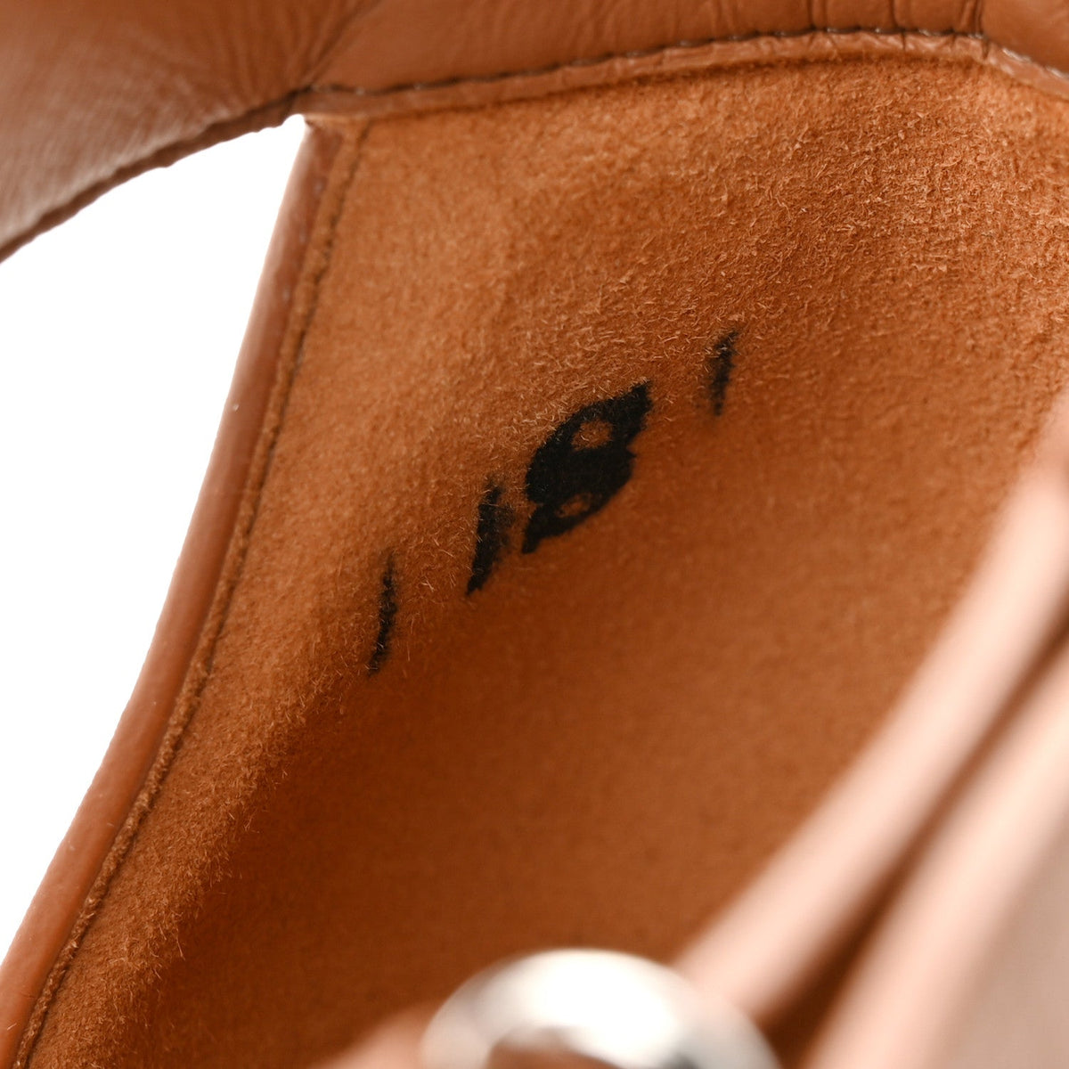 Calfskin Merryl Wedge Sandals 38.5 Naturel wholesalehk.shop