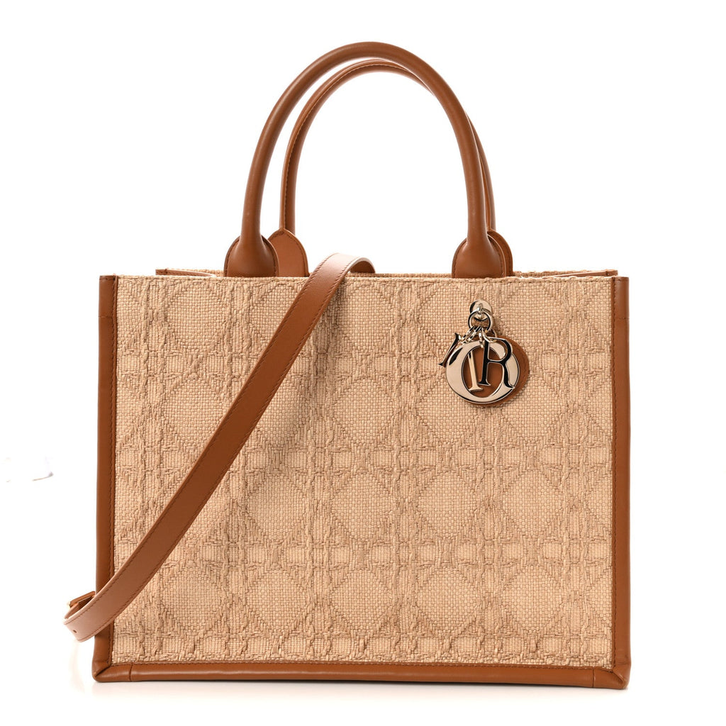 Raffia Macro Cannage Medium Book Tote Natural £¨ Direct shipment via from wholesalehk.shop