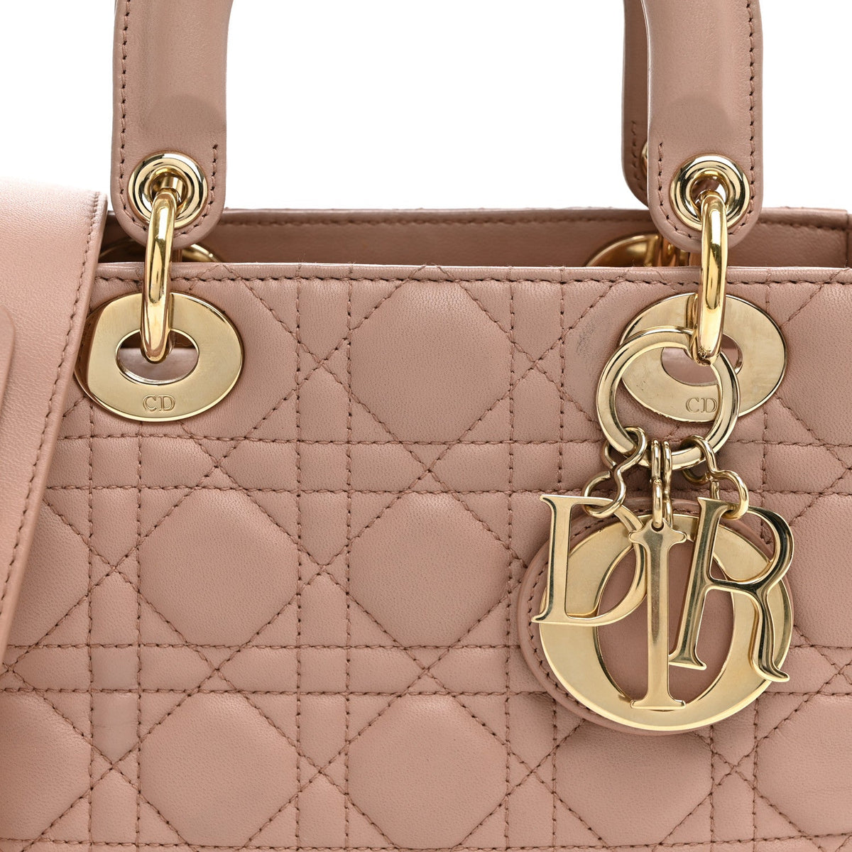 Lambskin Cannage Small My ABCDior Lady Dior Blush wholesalehk.shop