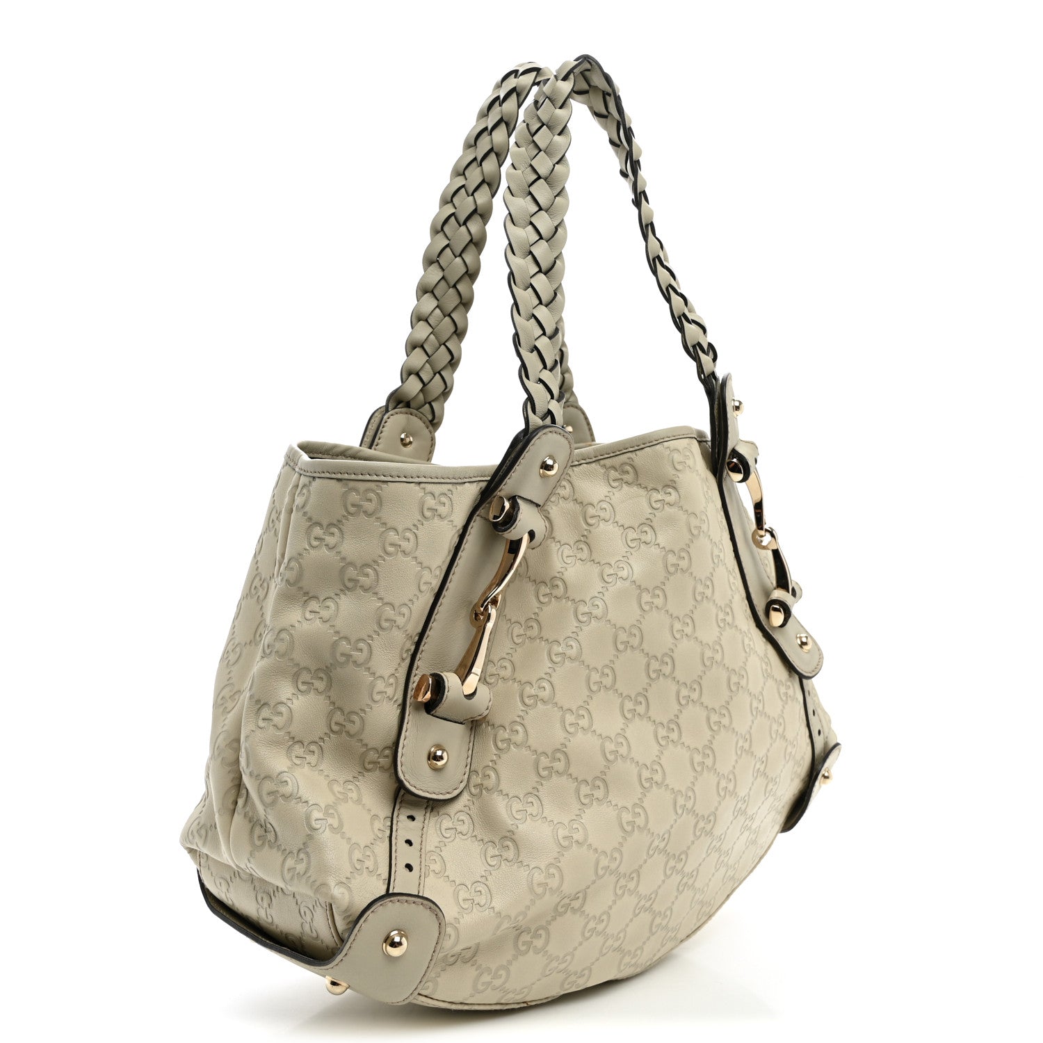Guccissima Small Pelham Shoulder Bag Off White £¨ Direct shipment via from wholesalehk.shop
