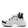 Calfskin Satin Printed Polka Dot Monogram LV Archlight Sneakers 39.5 White £¨ Direct shipment via from wholesalehk.shop