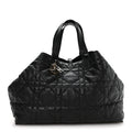 Calfskin Macrocannage Large Toujours Black wholesalehk.shop