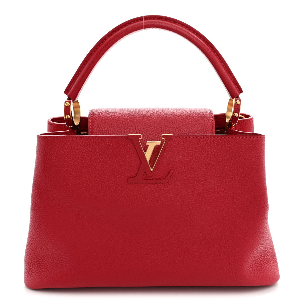 Taurillon Capucines PM Rubis £¨ Direct shipment via from wholesalehk.shop