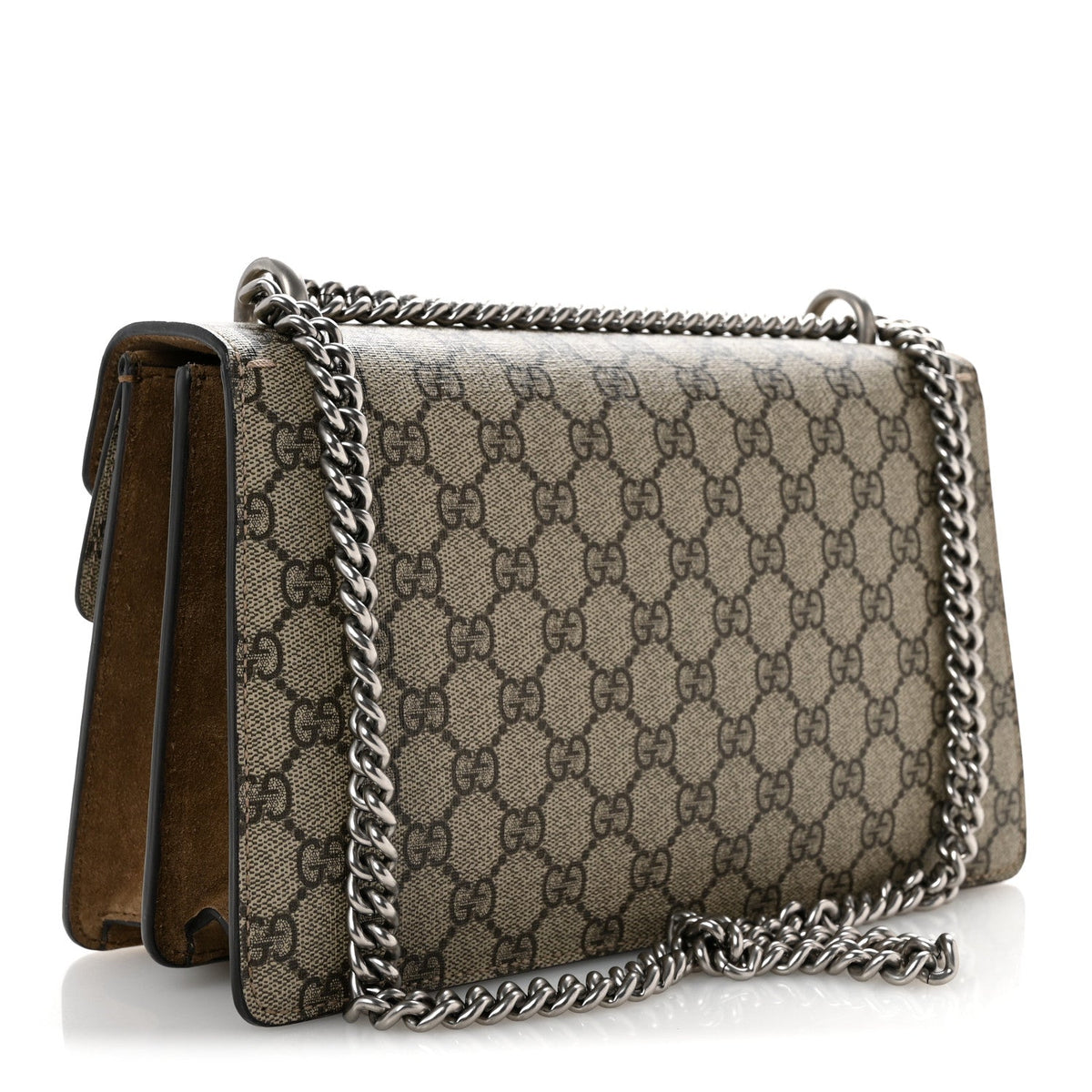 GG Supreme Monogram Small Dionysus Shoulder Bag Taupe wholesalehk.shop