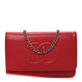 Caviar Timeless CC Wallet on Chain WOC Red wholesalehk.shop