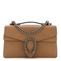 Dollar Calfskin Crystal Small Dionysus Shoulder Bag Natural Tan Black Diamond wholesalehk.shop