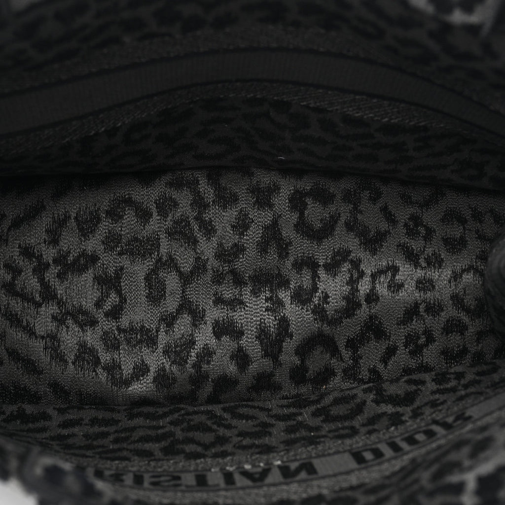 Canvas Mizza Embroidered Large Leopard Book Tote Grey £¨ Direct shipment via from wholesalehk.shop