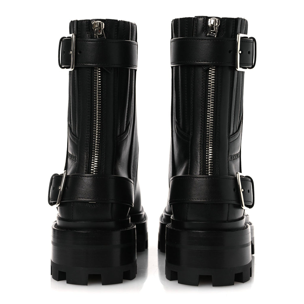 Calfskin Womens Jaimy Ankle Boots 36 Black wholesalehk.shop