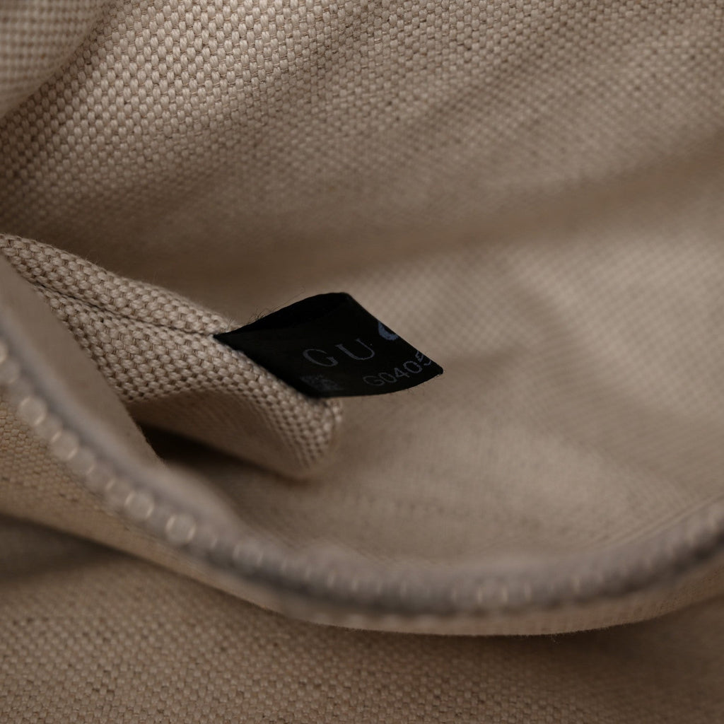 Sakai Be Green Calfskin Diagonal Stitched Small Blondie Tote Silver wholesalehk.shop