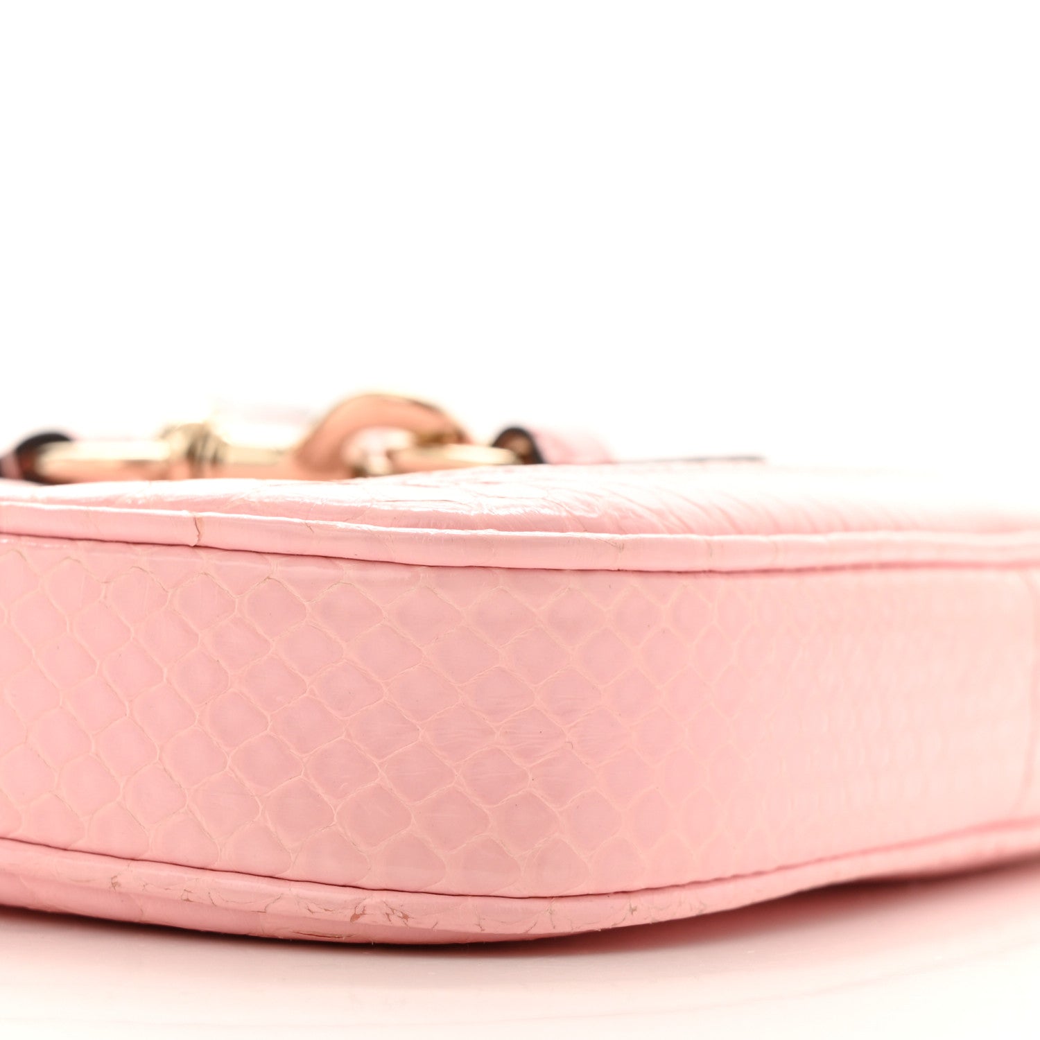 Snakeskin Mini Jackie Notte Bag Pink £¨ Direct shipment via from wholesalehk.shop