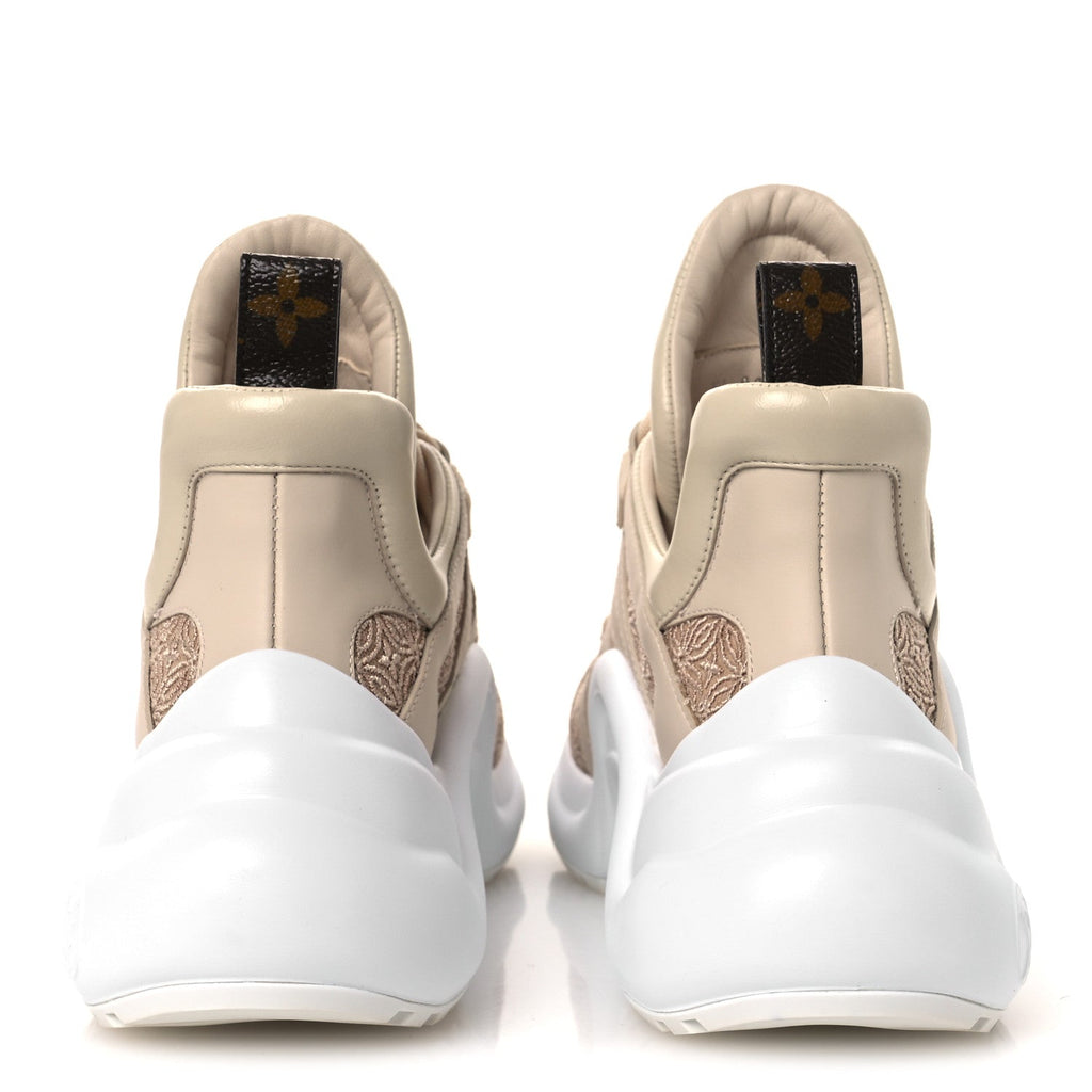 Fabric Embroidered Calfskin LV Archlight Sneakers 37 Nude £¨ Direct shipment via from wholesalehk.shop