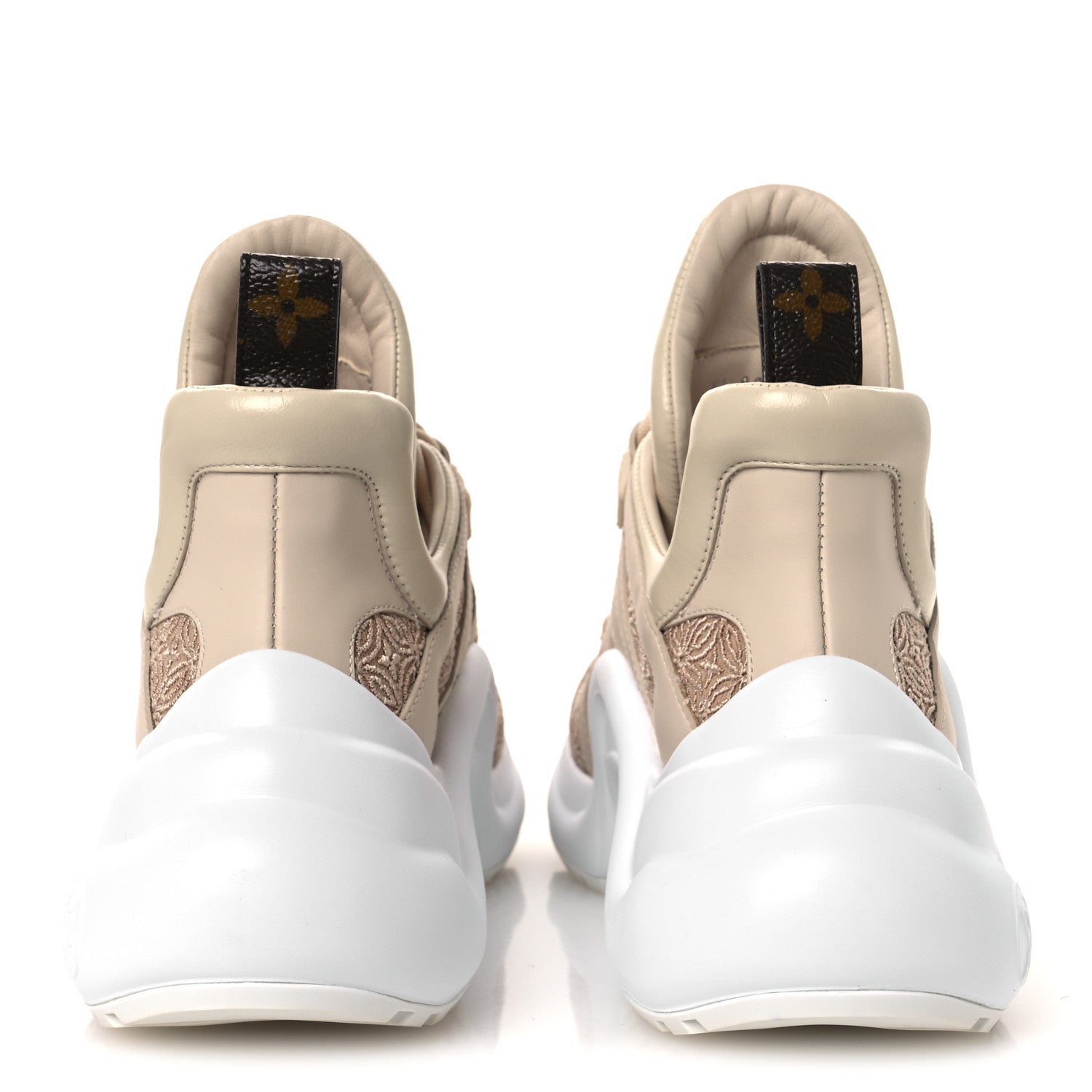 Fabric Embroidered Calfskin LV Archlight Sneakers 37 Nude £¨ Direct shipment via from wholesalehk.shop