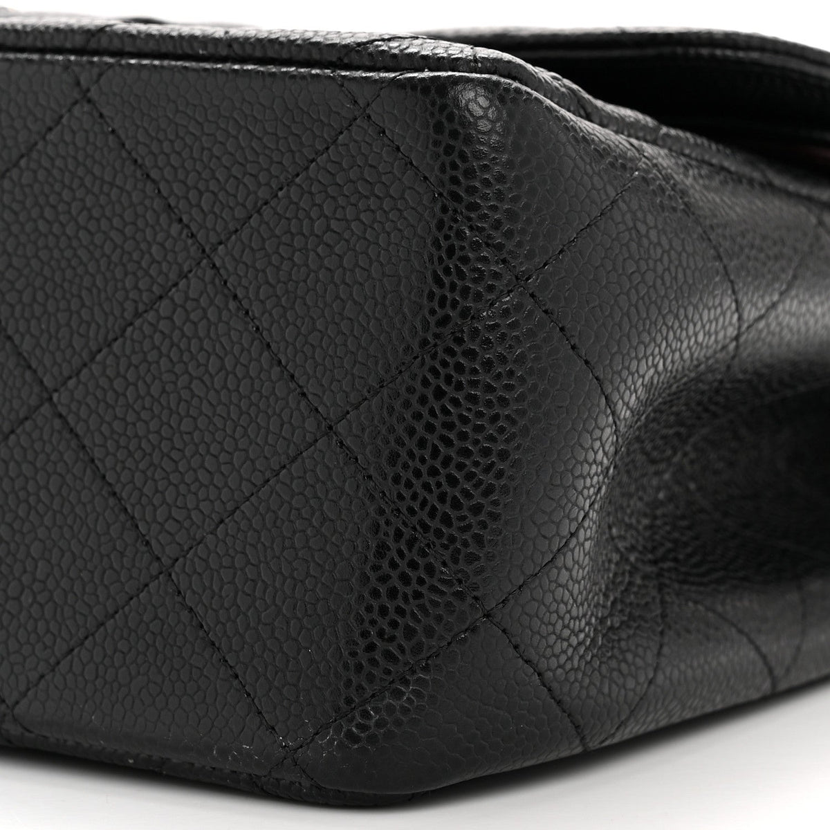 Caviar Quilted Jumbo Double Flap Black wholesalehk.shop