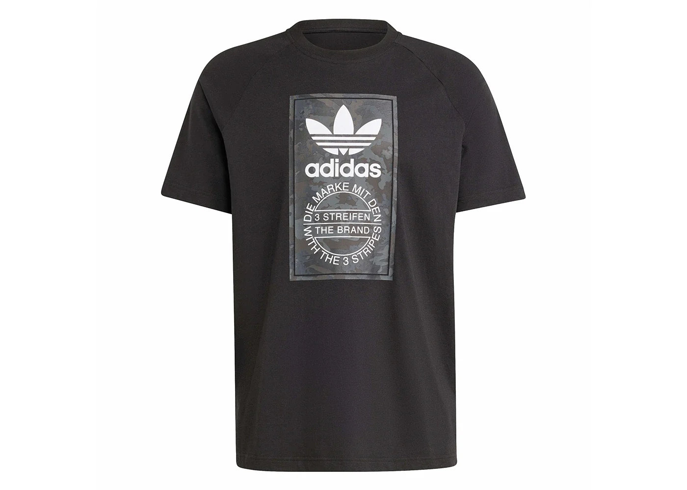 adidas Camo Tongue Tee Black