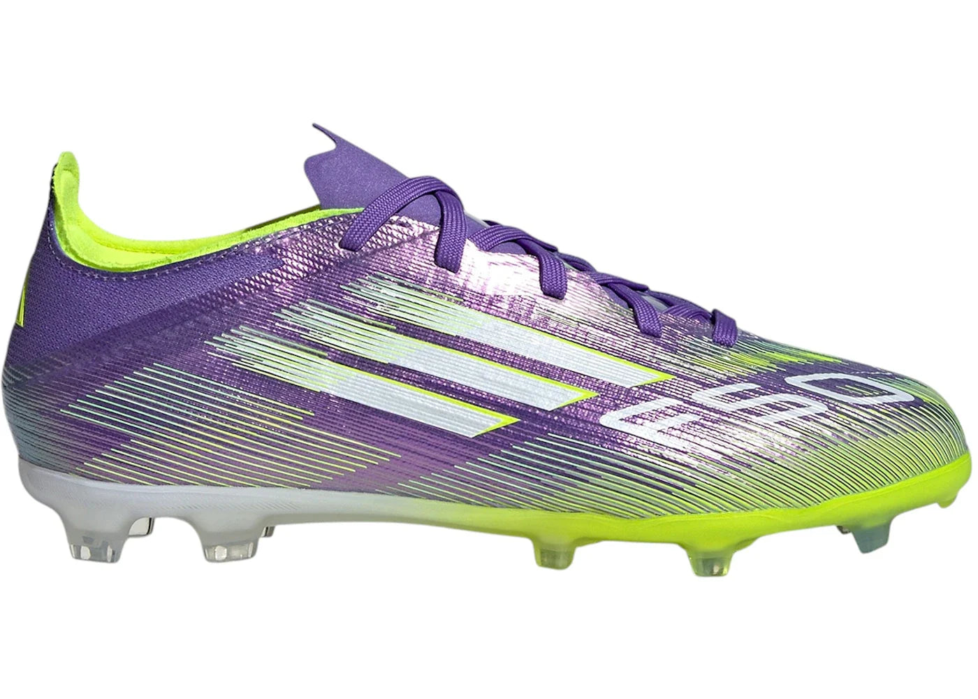 adidas F50 Elite FG Purple Rush Cloud White Lucid Lemon (GS)