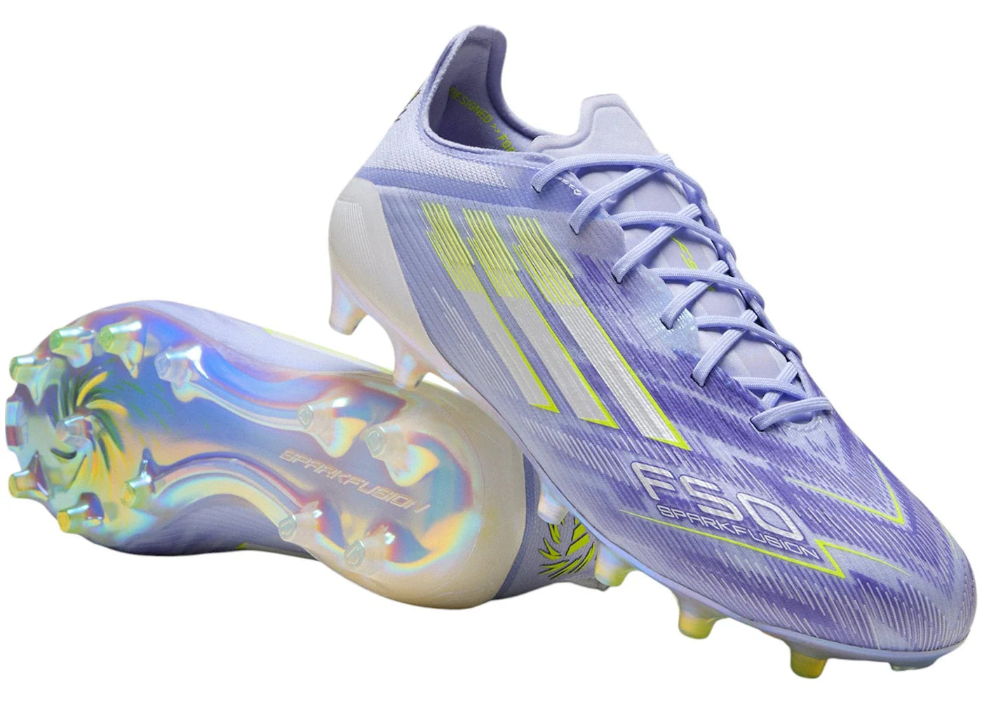 adidas F50 Sparkfusion Elite Low FG/AG Violet Tone Lucid Lemon Purple Rush (Women's)